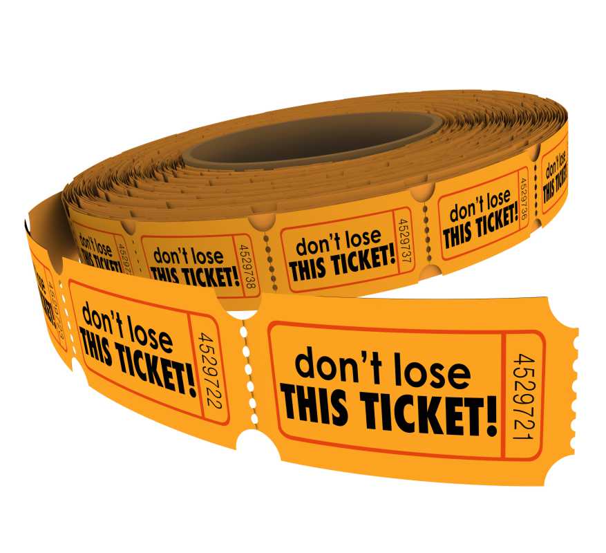 raffle ticket